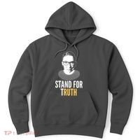Stand For Truth Quote Ruth Bader Ginsburg Tribute Hoodie thumb 0