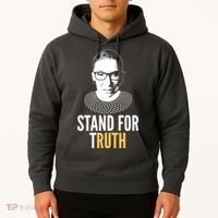 Stand For Truth Quote Ruth Bader Ginsburg Tribute Hoodie thumb 2