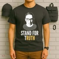 Stand For Truth Quote Ruth Bader Ginsburg Tribute T-Shirt thumb 6