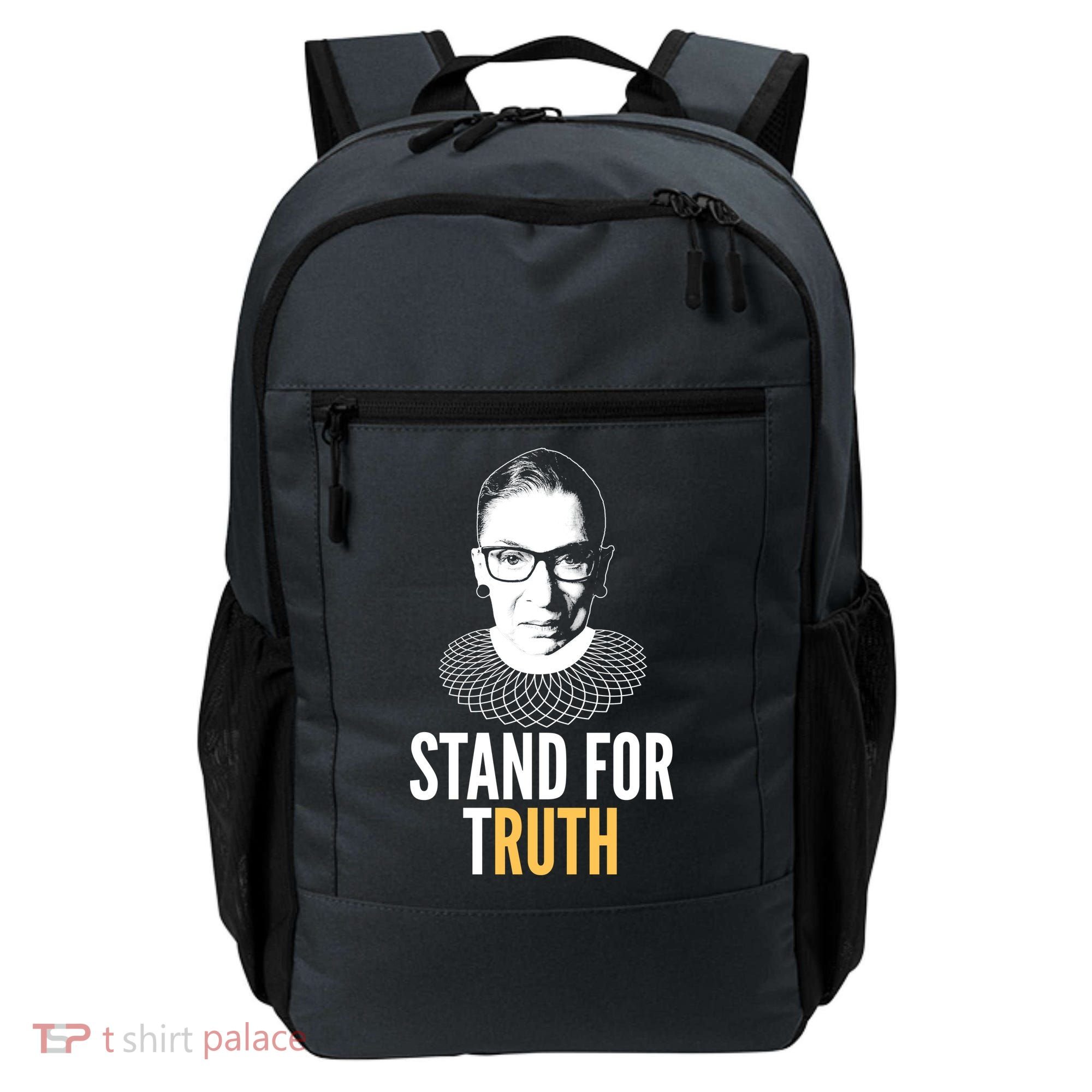 Stand For Truth Quote Ruth Bader Ginsburg Tribute Backpack