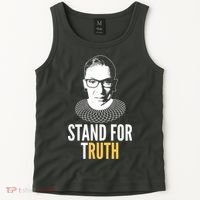 Stand For Truth Quote Ruth Bader Ginsburg Tribute Tank Top thumb 2