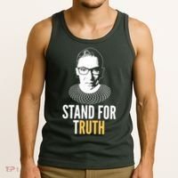 Stand For Truth Quote Ruth Bader Ginsburg Tribute Tank Top thumb 3