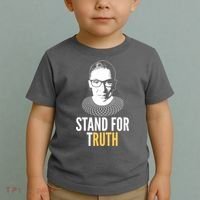 Stand For Truth Quote Ruth Bader Ginsburg Tribute Toddler T-Shirt thumb 2