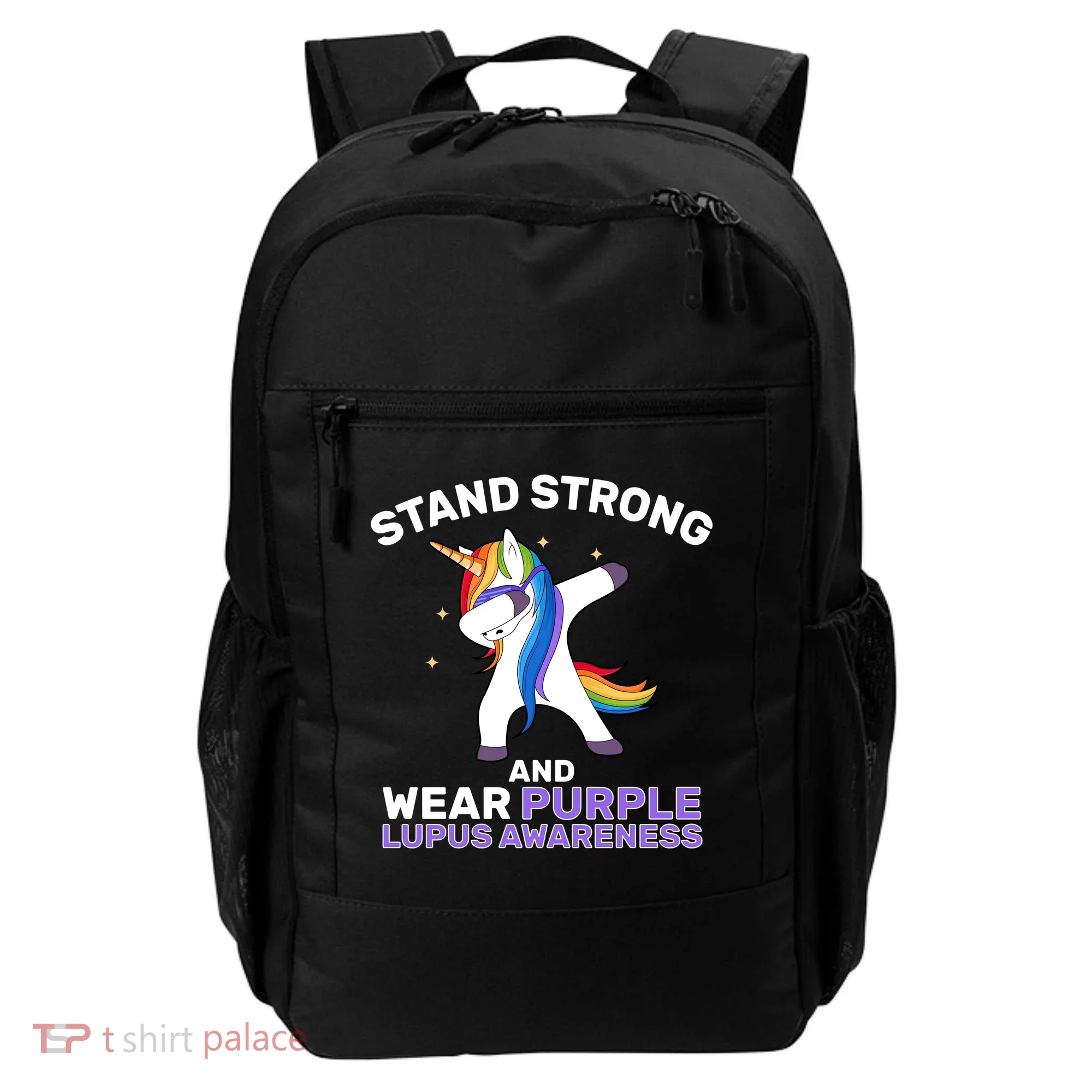 Stand Strong Wear Purple Lupus Awareness Backpack
