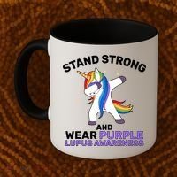 Stand Strong Wear Purple Lupus Awareness Coffee Mug thumb 2