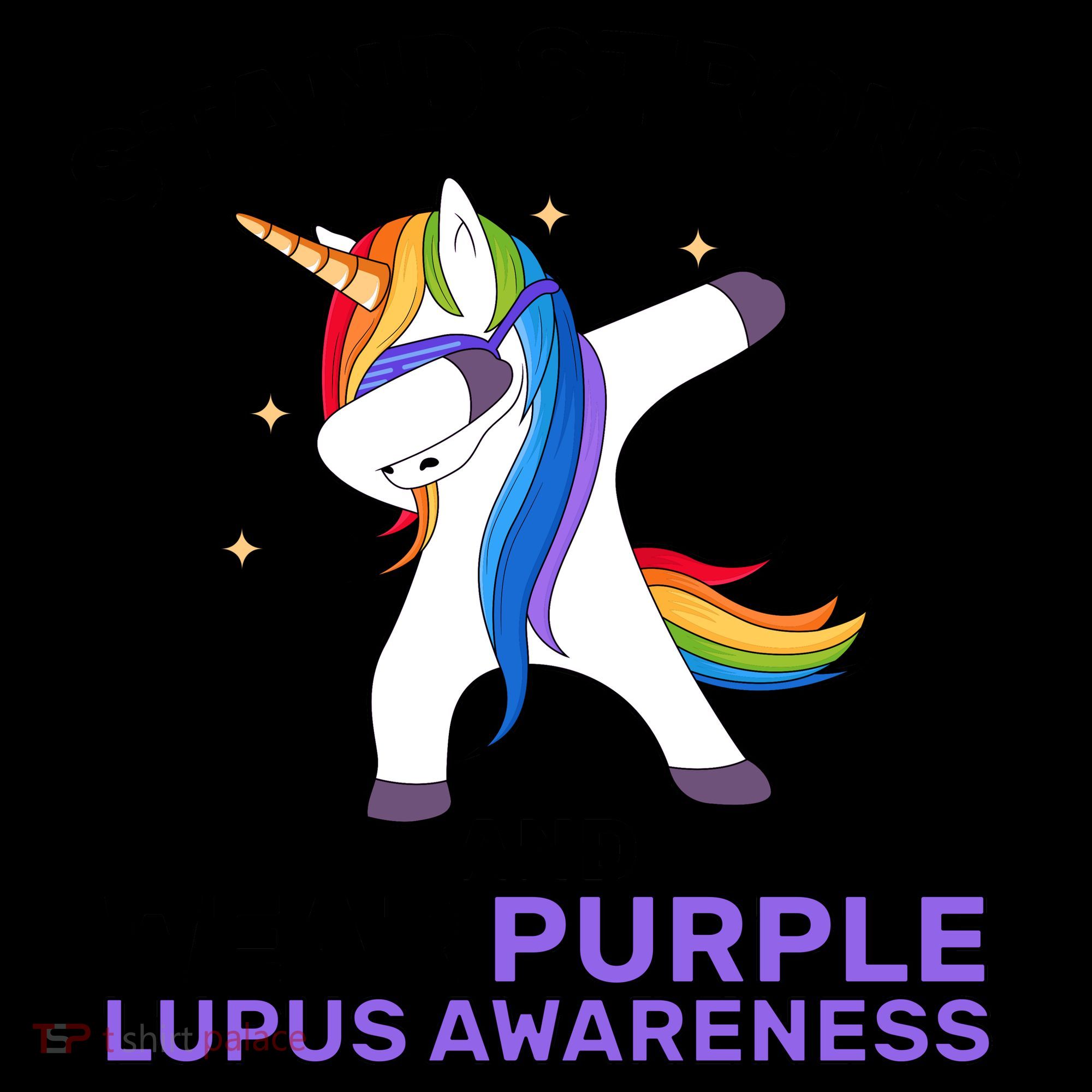 Stand Strong Wear Purple Lupus Awareness Coffee Mug