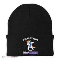 Stand Strong Wear Purple Lupus Awareness Beanie thumb 0