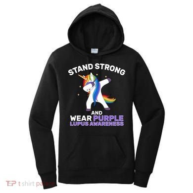 Stand Strong Wear Purple Lupus Awareness Women's Hoodie