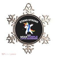 Stand Strong Wear Purple Lupus Awareness Ornament thumb 0