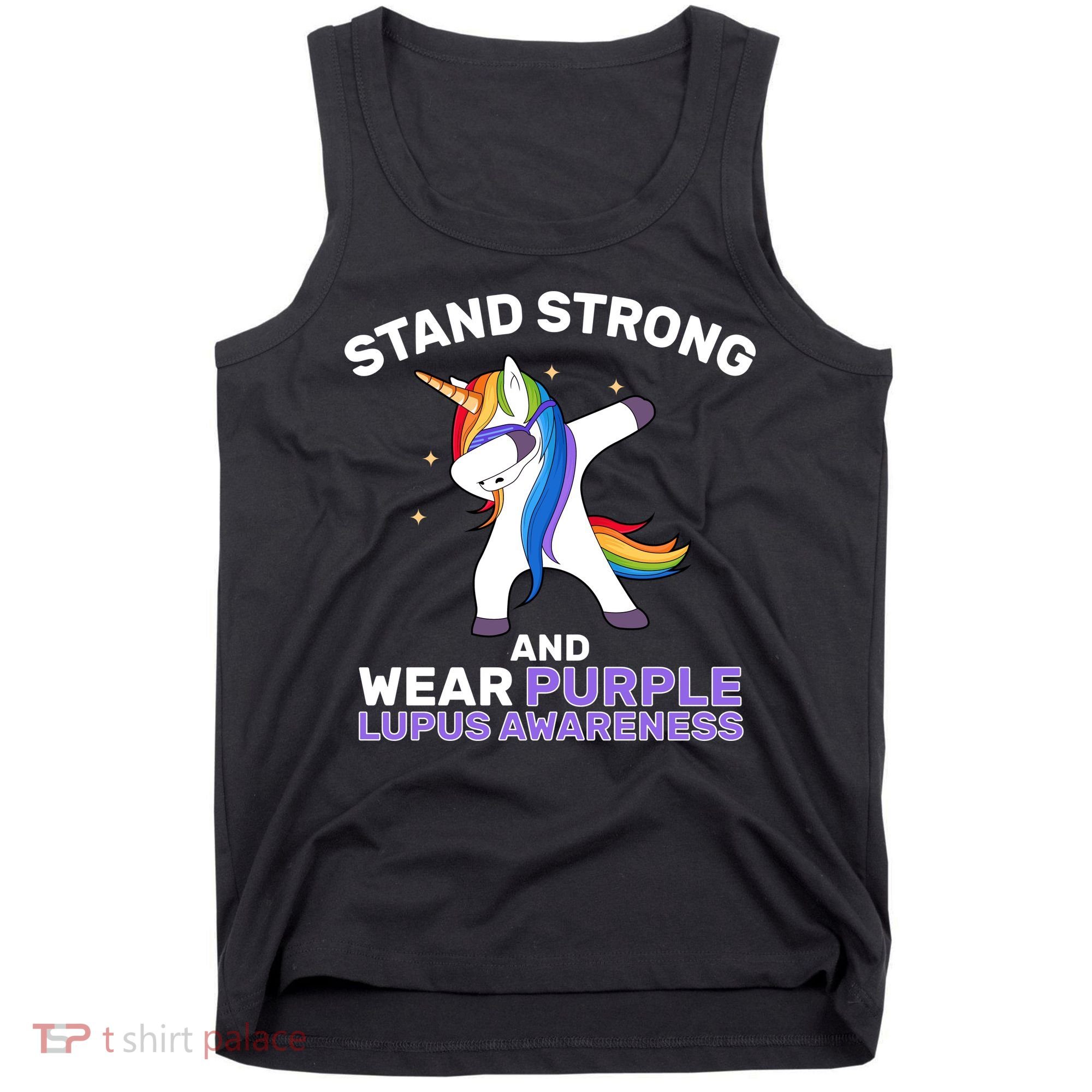 Stand Strong Wear Purple Lupus Awareness Tank Top