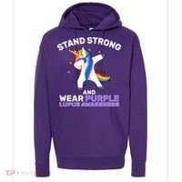 Stand Strong Wear Purple Lupus Awareness Hoodie thumb 0