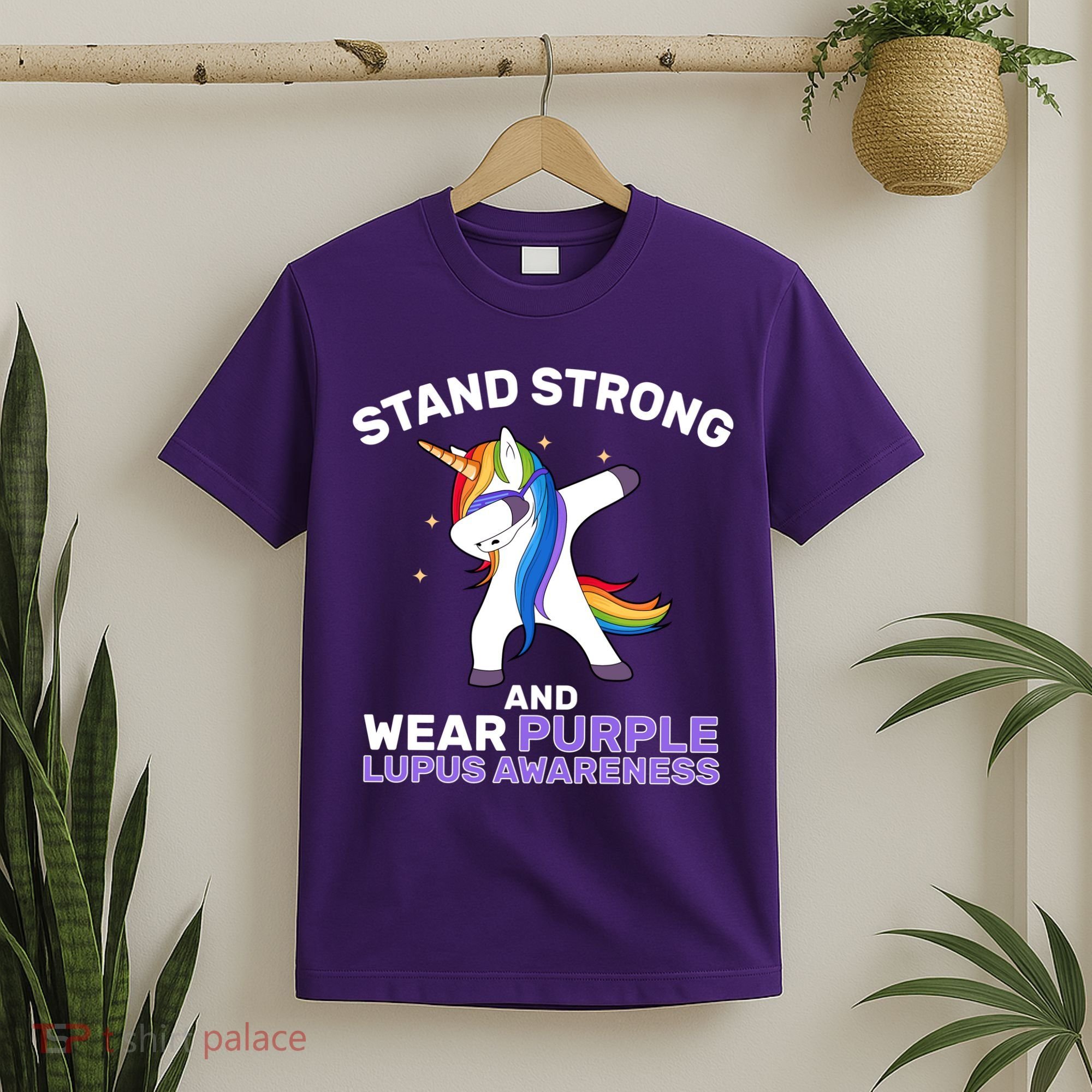 Stand Strong Wear Purple Lupus Awareness T-Shirt