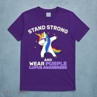 Stand Strong Wear Purple Lupus Awareness T-Shirt thumb 5