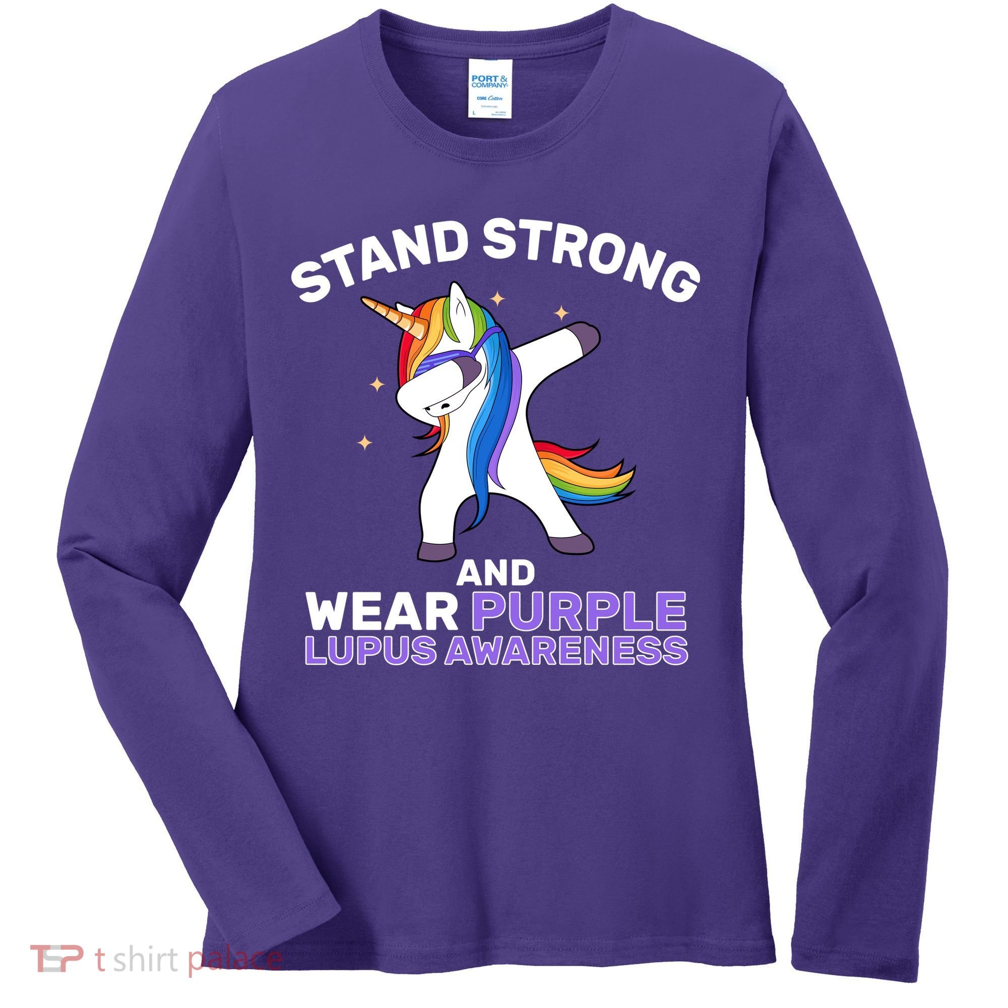 Stand Strong Wear Purple Lupus Awareness Women's Long Sleeve Shirt