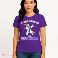 Stand Strong Wear Purple Lupus Awareness Women's T-Shirt thumb 4