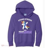Stand Strong Wear Purple Lupus Awareness Kids Hoodie thumb 0