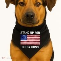 Stand Up For Betsy Ross USA-Made Doggie Bandana thumb 1