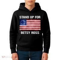 Stand Up For Betsy Ross Kids Hoodie thumb 4