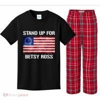 Stand Up For Betsy Ross Kids Plaid Pajama Set thumb 0