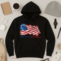 Stand Up For Betsy Ross Distressed Flag Hoodie thumb 3