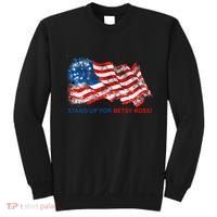 Stand Up For Betsy Ross Distressed Flag Sweatshirt thumb 0