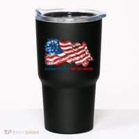 Stand Up For Betsy Ross Distressed Flag Tumbler thumb 0