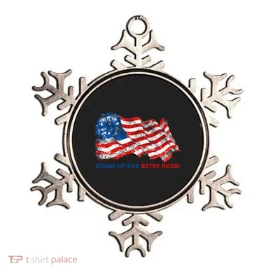 Stand Up For Betsy Ross Distressed Flag Ornament