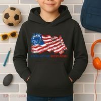 Stand Up For Betsy Ross Distressed Flag Kids Hoodie thumb 2