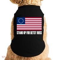Stand Up For Betsy Ross First American Flag Doggie Tank thumb 0