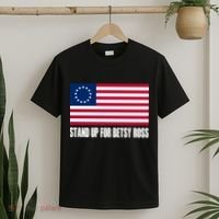 Stand Up For Betsy Ross First American Flag T-Shirt thumb 2