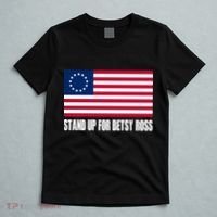 Stand Up For Betsy Ross First American Flag T-Shirt thumb 5