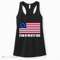 Stand Up For Betsy Ross First American Flag Women's Tank Top thumb 0