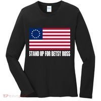 Stand Up For Betsy Ross First American Flag Women's Long Sleeve Shirt thumb 0