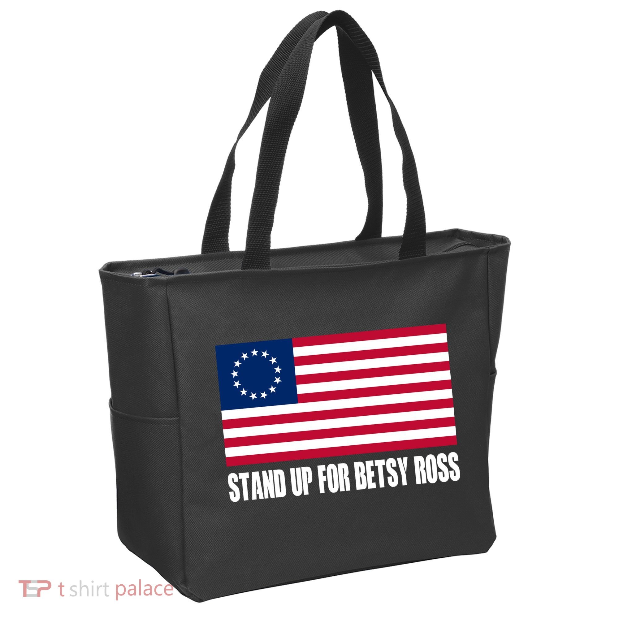 Stand Up For Betsy Ross First American Flag Tote Bag