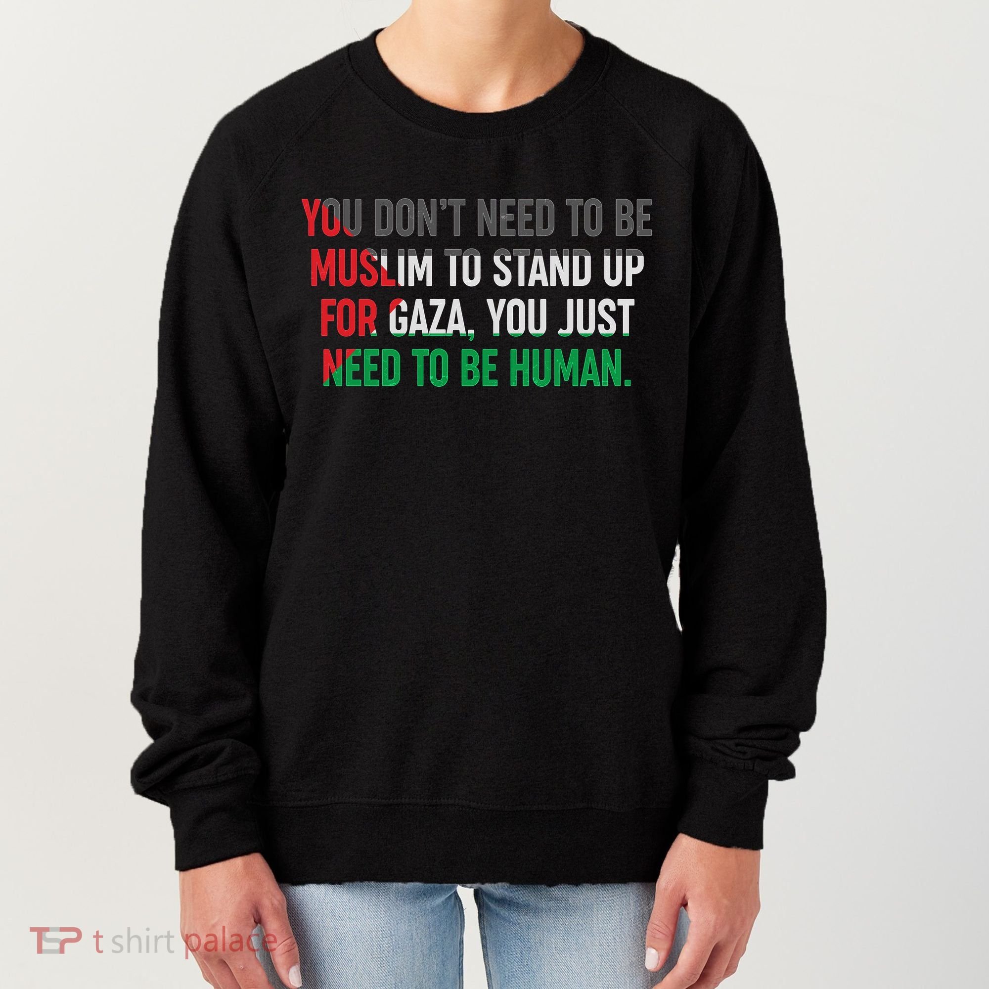 Stand Up For Gaza, Free Palestine Women's Sweatshirt