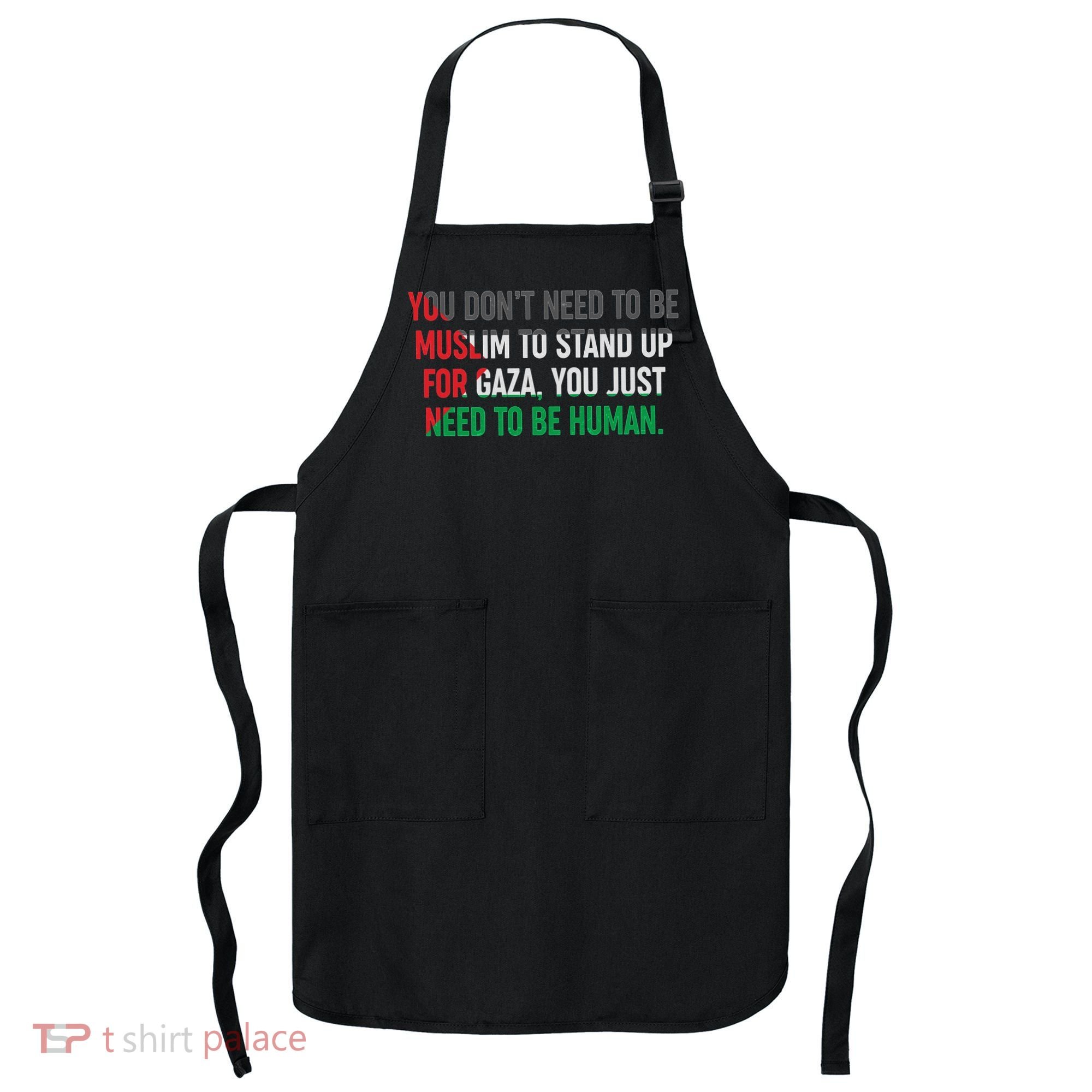 Stand Up For Gaza, Free Palestine Apron