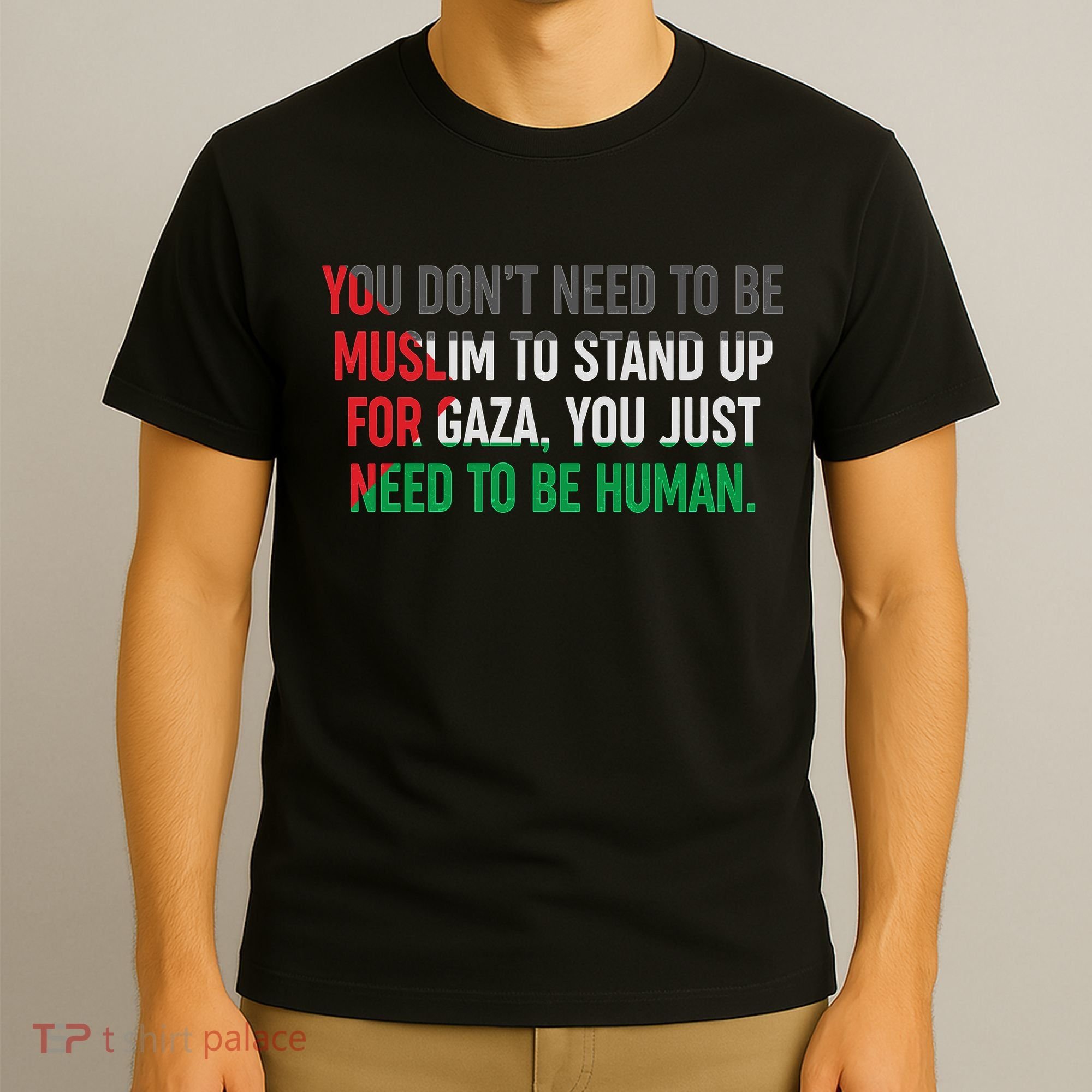 Stand Up For Gaza, Free Palestine T-Shirt