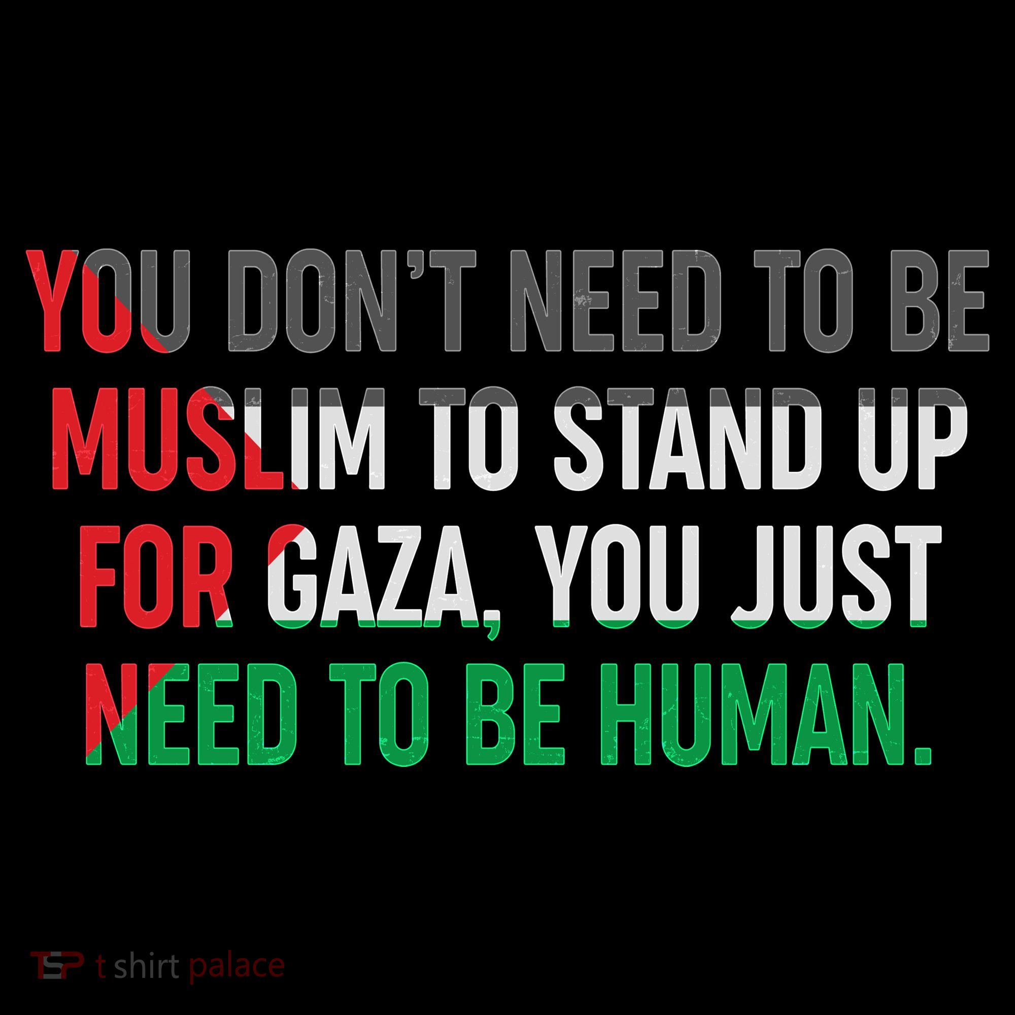 Stand Up For Gaza, Free Palestine T-Shirt