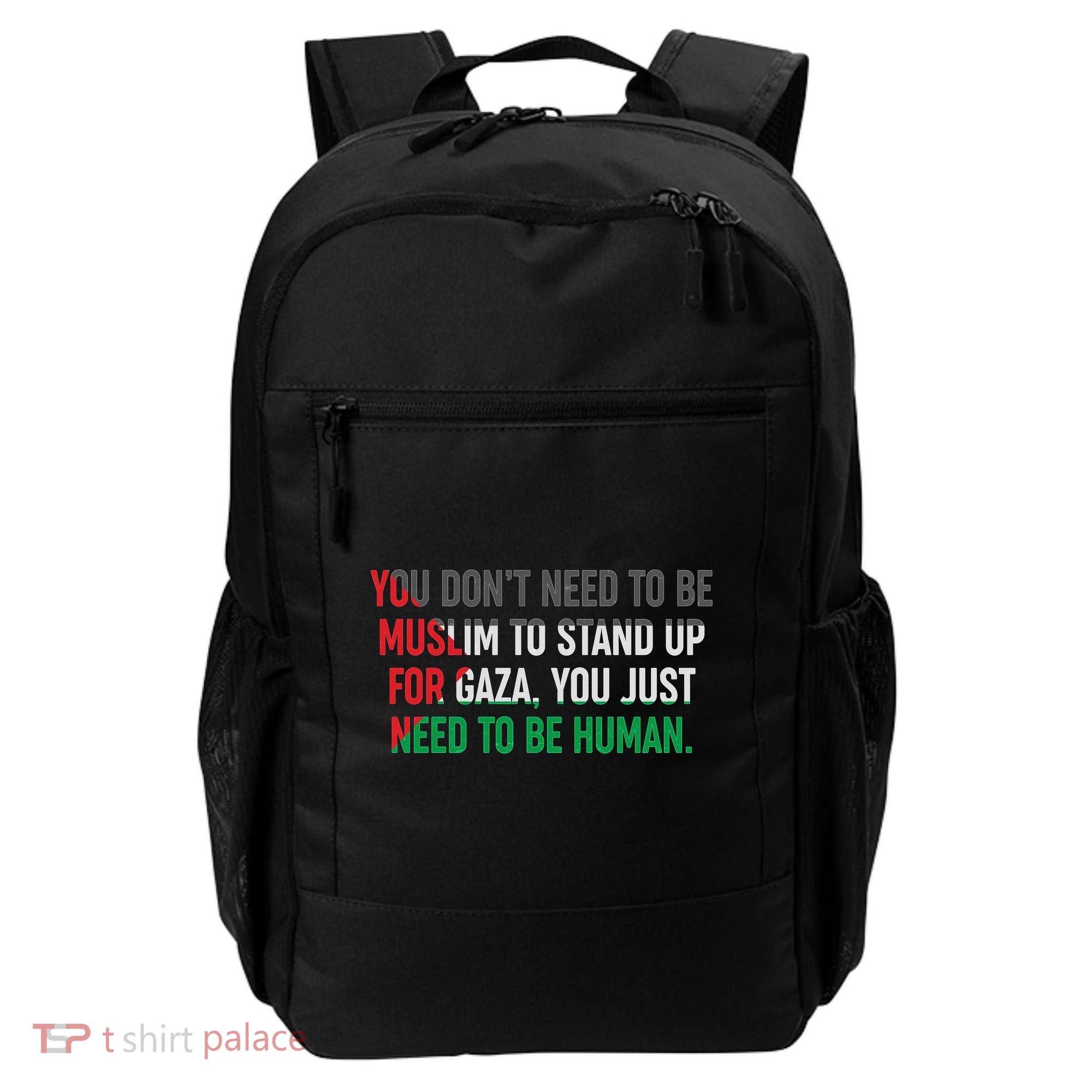 Stand Up For Gaza, Free Palestine Backpack