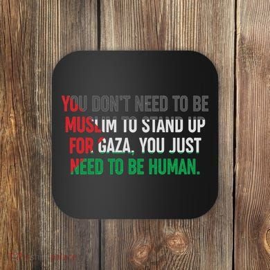 Stand Up For Gaza, Free Palestine Coaster