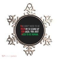 Stand Up For Gaza, Free Palestine Ornament thumb 0