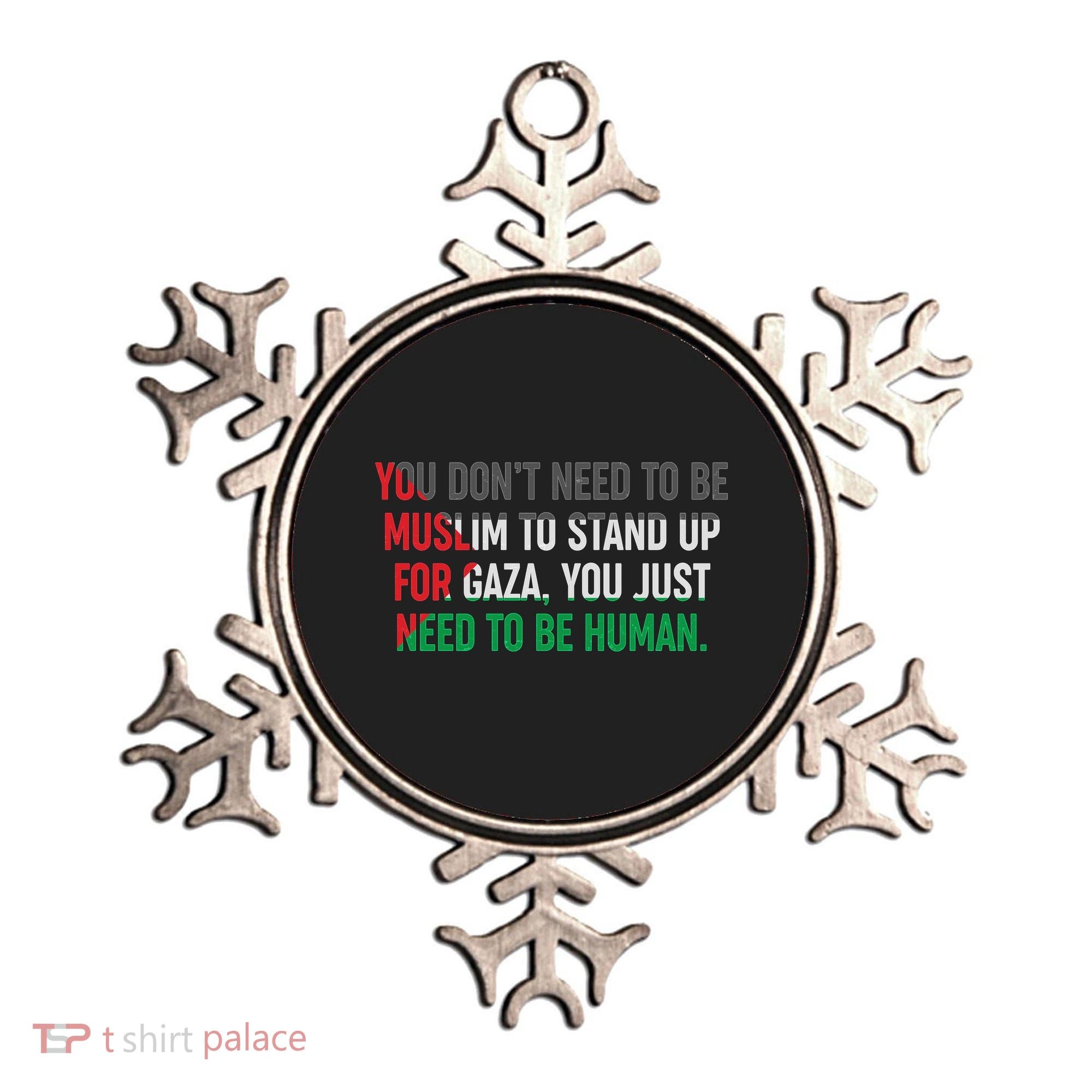 Stand Up For Gaza, Free Palestine Ornament