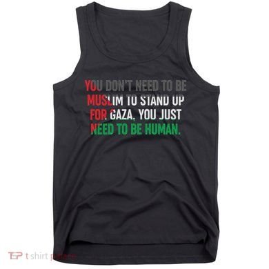Stand Up For Gaza, Free Palestine Tank Top