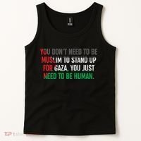 Stand Up For Gaza, Free Palestine Tank Top thumb 2