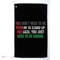 Stand Up For Gaza, Free Palestine Golf Towel thumb 0