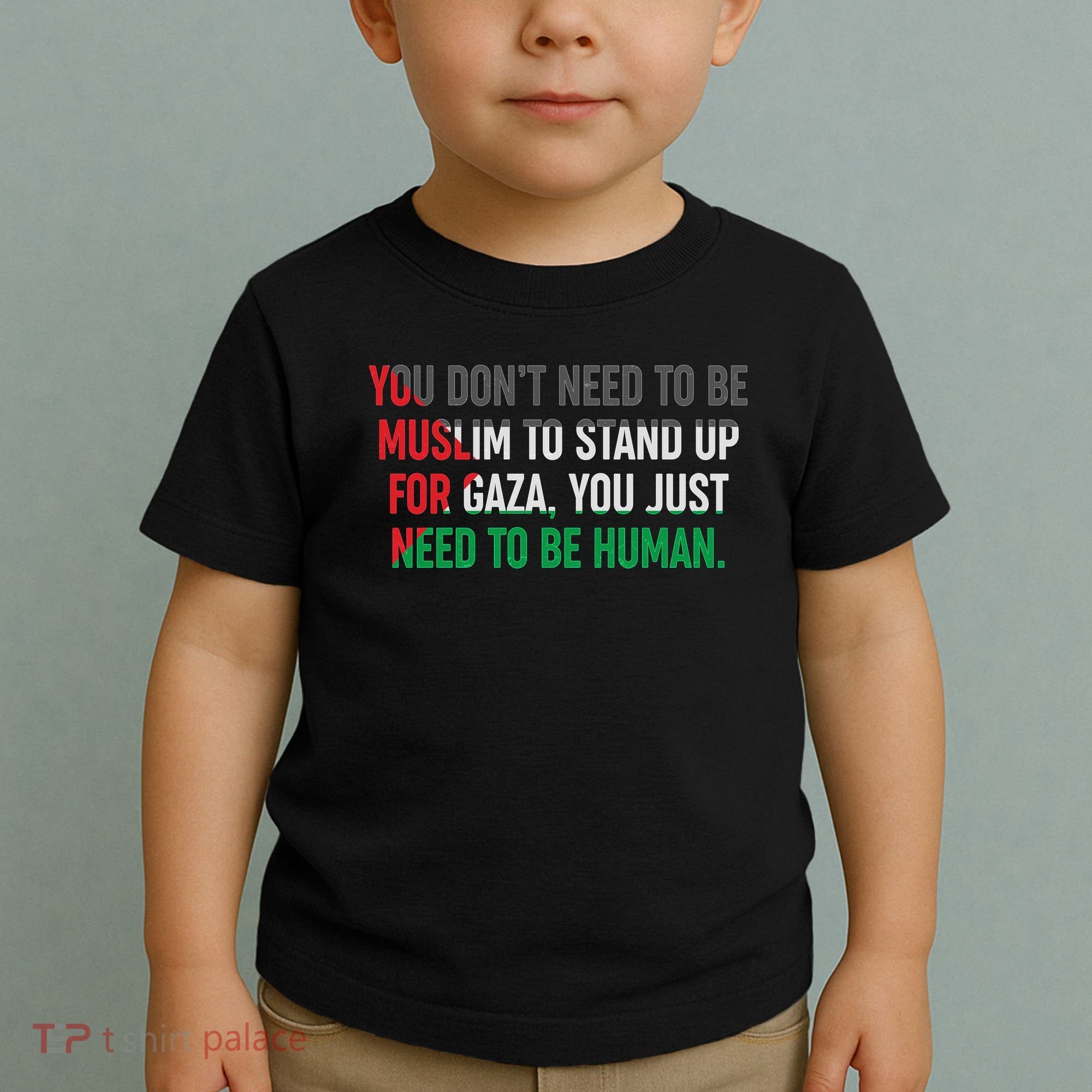 Stand Up For Gaza, Free Palestine Toddler T-Shirt