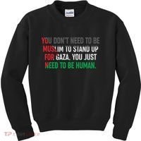Stand Up For Gaza, Free Palestine Kids Sweatshirt thumb 0