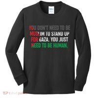 Stand Up For Gaza, Free Palestine Kids Long Sleeve Shirt thumb 0