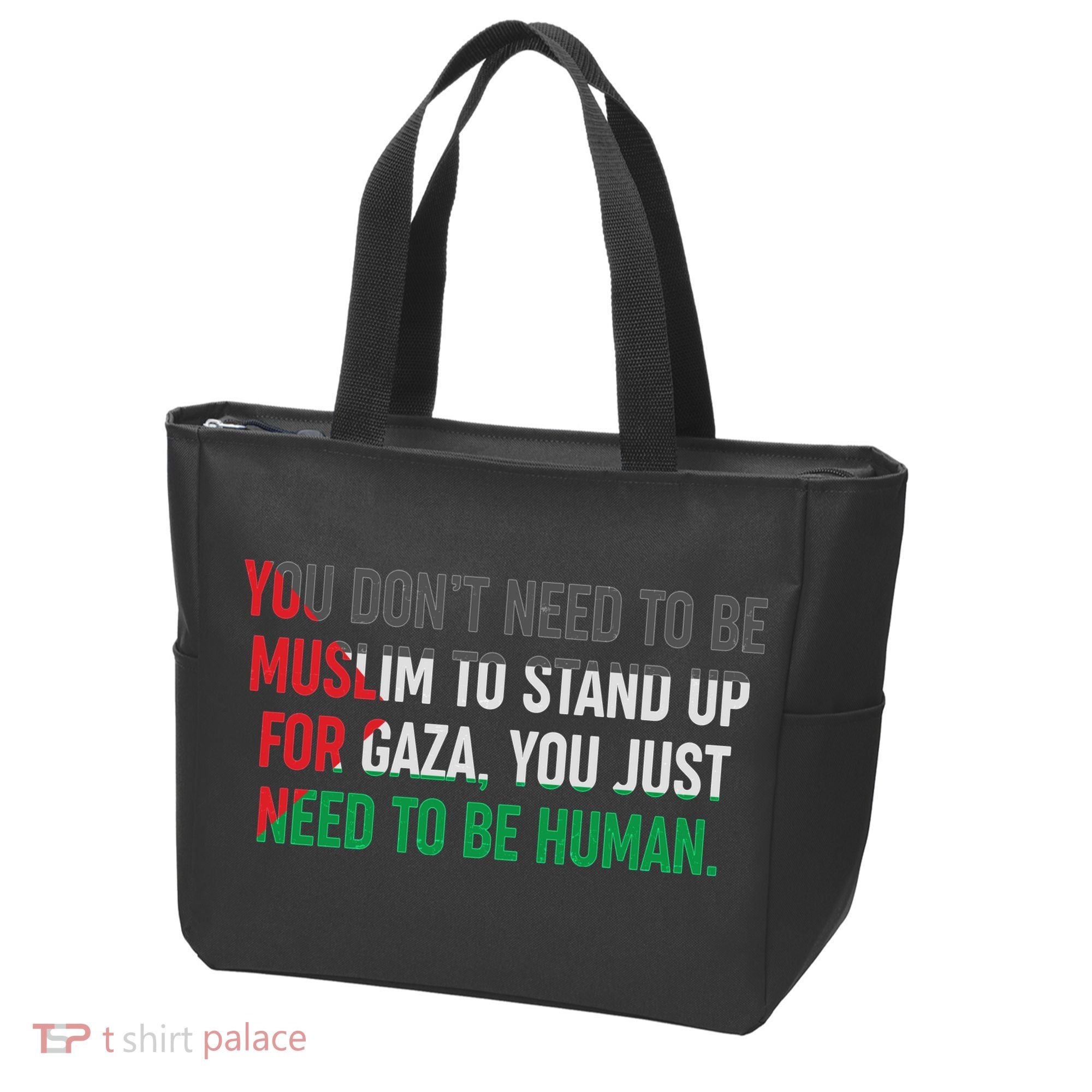 Stand Up For Gaza, Free Palestine Tote Bag