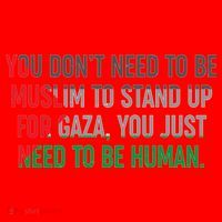 Stand Up For Gaza, Free Palestine Santa Hat thumb 1